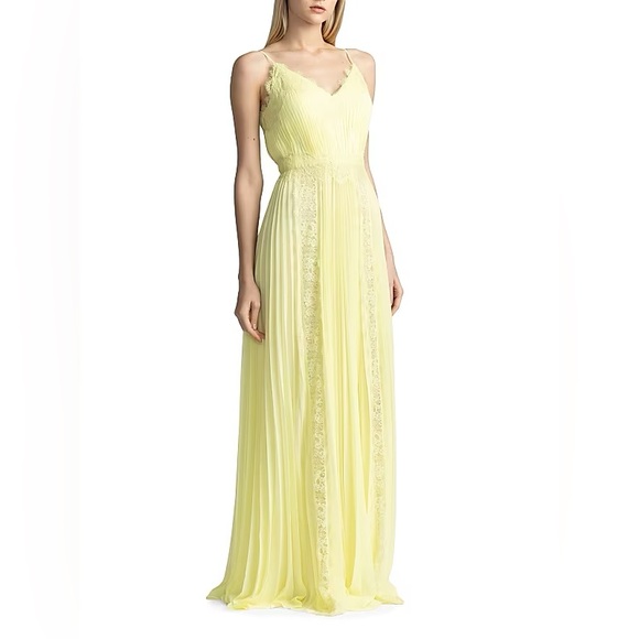 Zac Posen Light Yellow Lace Dress - Picture 1 of 9